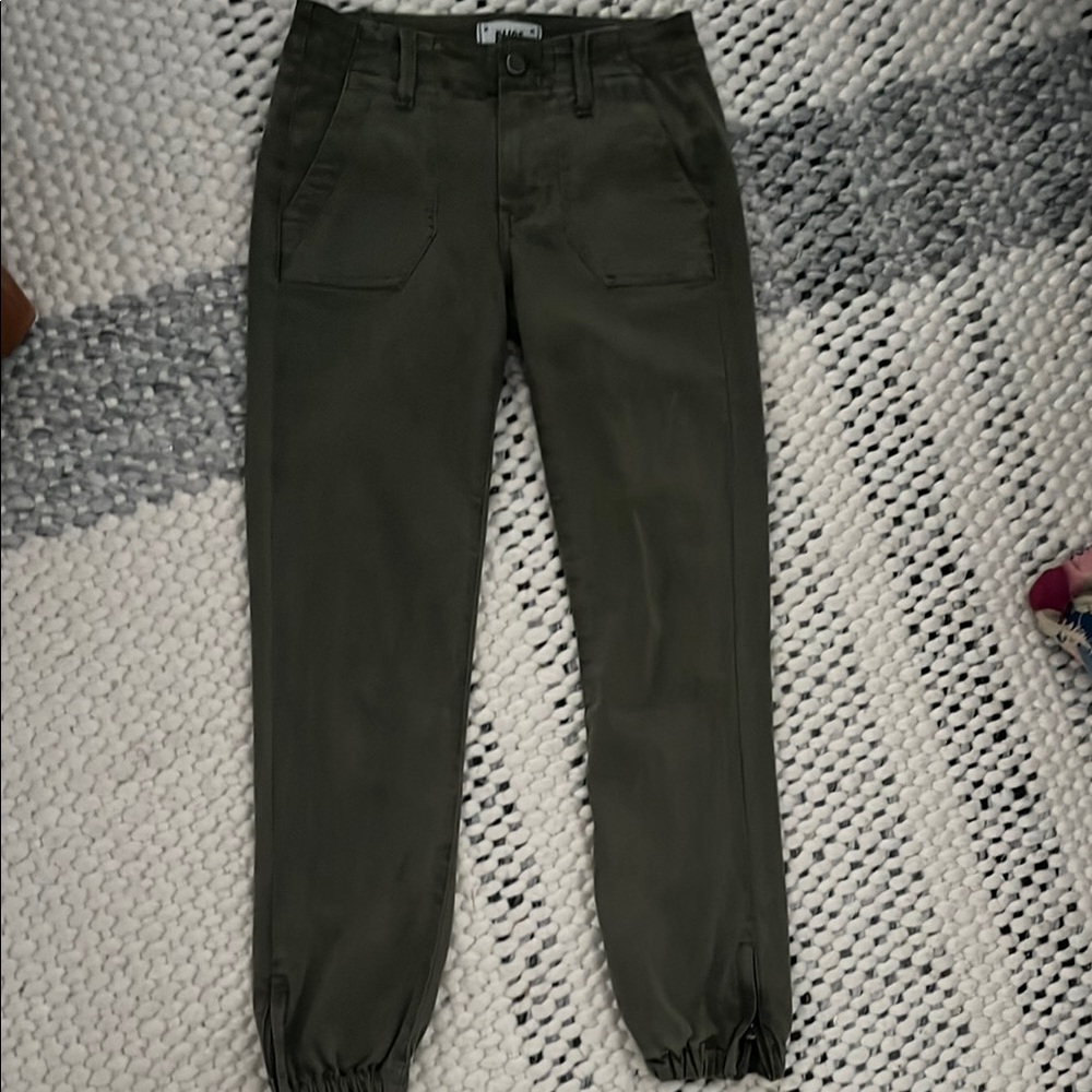 Antrhopologie PAIGE Olive Green Casual Pants